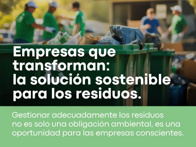 Empresas que transforman: la solución sostenible para los residuos